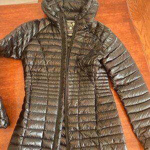Women's Mountain Hard Wear Goose Down Jacket Size S Black